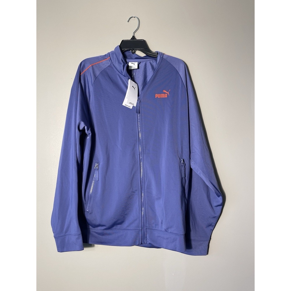 Puma Men's Sportswear Full Zip Track Jacket Size M Purple NWT $60